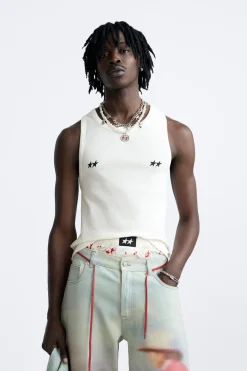 Sale CAMISETA TANK ESTRELLAS X TWOJEYS LIMITED EDITION Hombre Camisetas