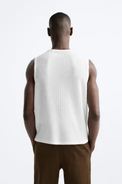 Fashion CAMISETA TANK ESTRUCTURA Hombre Camisetas