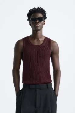 Discount CAMISETA TANK PUNTO Hombre Jerséis / Chaquetas