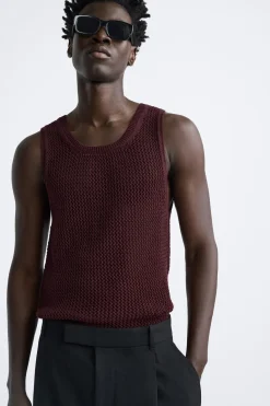 Discount CAMISETA TANK PUNTO Hombre Jerséis / Chaquetas