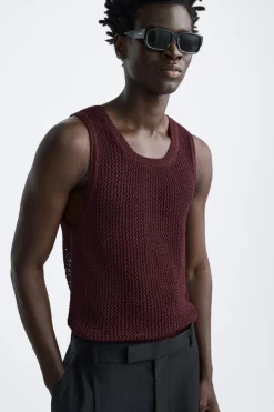 Discount CAMISETA TANK PUNTO Hombre Jerséis / Chaquetas