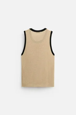 Sale CAMISETA TANK PUNTO CONTRASTE Hombre Camisetas