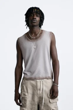 Clearance CAMISETA TANK PUNTO SPRAY X TWOJEYS LIMITED EDITION Hombre Jerséis / Chaquetas|Camisetas