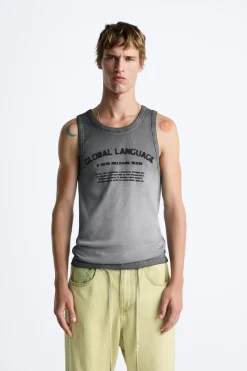 Discount CAMISETA TANK TEXTOS Hombre Camisetas