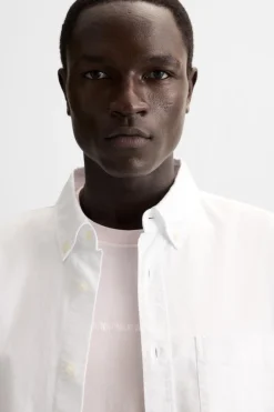 Best CAMISETA TEXTO BORDADO Hombre Camisetas