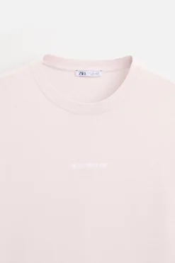 Best CAMISETA TEXTO BORDADO Hombre Camisetas