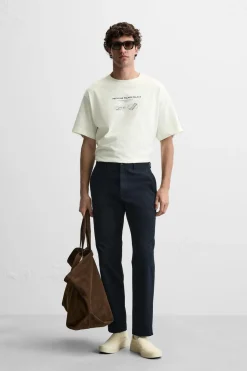 Best CAMISETA TEXTO COMBINADO Hombre Camisetas