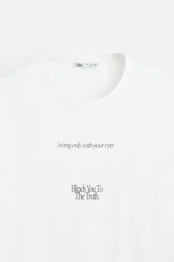 Fashion CAMISETA TEXTO ESTAMPADO Hombre Camisetas