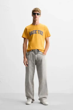 Clearance CAMISETA TEXTO ESTAMPADO Hombre Camisetas