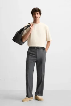 Discount CAMISETA TEXTO ESTAMPADO Hombre Camisetas