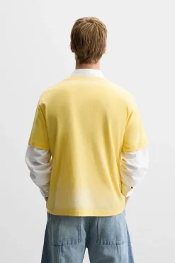 New CAMISETA TEXTO ESTAMPADO Hombre Camisetas