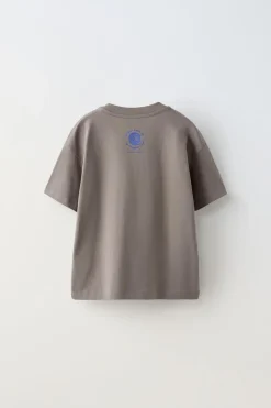 Niños ZARA 6 - 14 Años·Camisetas<CAMISETA TEXTO ETIQUETA