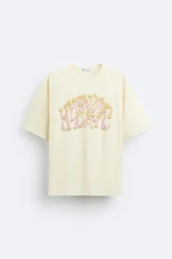 Fashion CAMISETA TEXTO LAVADO LIMITED EDITION Hombre Camisetas