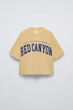 Niños ZARA 6 - 14 Años·Camisetas<CAMISETA TEXTO VARSITY