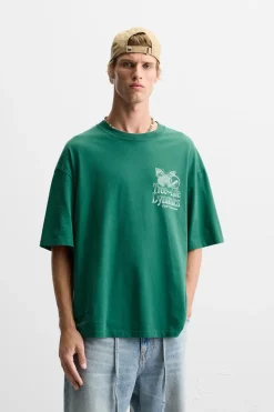 Sale CAMISETA TEXTOS COMBINADOS Hombre Camisetas