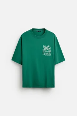 Sale CAMISETA TEXTOS COMBINADOS Hombre Camisetas