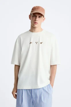 Hot CAMISETA TEXTOS ESTAMPADOS Hombre Camisetas