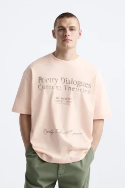 Fashion CAMISETA TEXTOS ESTAMPADOS Hombre Camisetas