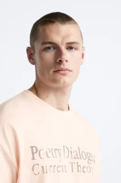 Fashion CAMISETA TEXTOS ESTAMPADOS Hombre Camisetas