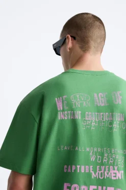 Best CAMISETA TEXTOS GRAFFITI Hombre Camisetas