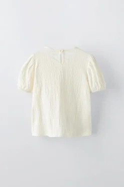 Niños ZARA 6 - 14 Años·Camisetas<CAMISETA TEXTURA ENTREDOS