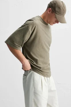 Online CAMISETA TEXTURA RÚSTICA Hombre Camisetas