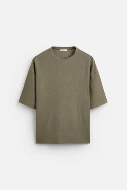 Online CAMISETA TEXTURA RÚSTICA Hombre Camisetas