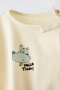 Niños ZARA 6 - 18 Meses·Camisetas|6 - 18 Meses·Camisas<CAMISETA TIGRE