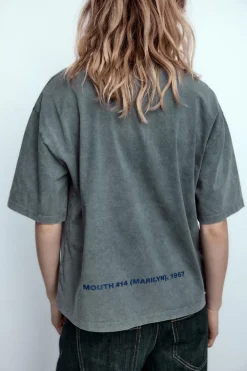 Sale CAMISETA ©TOM WESSELMANN EFECTO LAVADO Mujer Camisetas