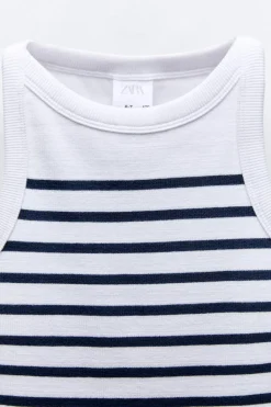 Niños ZARA 6 - 14 Años·Camisetas<CAMISETA TOP RAYAS