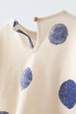 Niños ZARA 6 - 18 Meses·Conjuntos|6 - 18 Meses·Camisetas<CAMISETA TOPOS