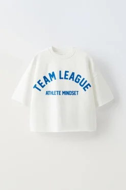 Niños ZARA 6 - 14 Años·Camisetas|6 - 14 Años·Total Look<CAMISETA VARSITY