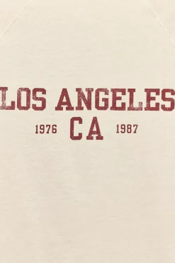 Fashion CAMISETA VARSITY EFECTO LAVADO Mujer Sudaderas / Joggers