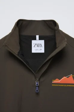 Niños ZARA 6 - 14 Años·Sudaderas|6 - 14 Años·Deporte / Chándal<CANGURO SPORTY TÉCNICO CONTRASTE