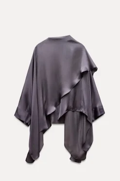 Sale CAPA ASIMÉTRICA FLUIDA ZW COLLECTION Mujer Tops / Bodies