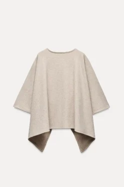 Outlet CAPA ASIMÉTRICA SOFT Mujer Chaquetas / Cazadoras