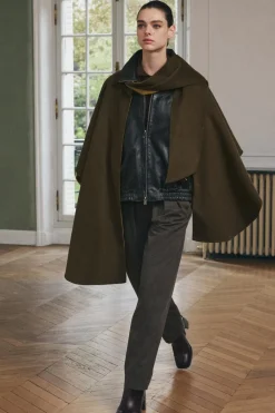 Online CAPA CON LANA BUFANDA Mujer Chaquetas / Cazadoras