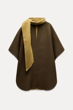 Online CAPA CON LANA BUFANDA Mujer Chaquetas / Cazadoras