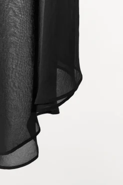 Outlet CAPA SEMITRASNPARENTE ASIMÉTRICA Mujer Chaquetas / Cazadoras