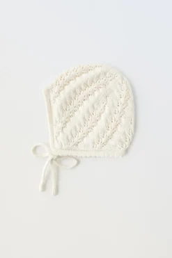 Niños ZARA 0 - 6 Meses·Punto|0 - 6 Meses·Básicos<CAPOTA PUNTO CON SEDA