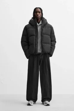 Hot CAZADORA ACOLCHADA CAPUCHA Hombre Plumíferos