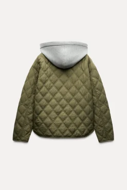 Discount CAZADORA ACOLCHADA CAPUCHA WATER REPELLENT Mujer Chaquetas / Cazadoras