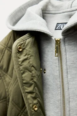 Discount CAZADORA ACOLCHADA CAPUCHA WATER REPELLENT Mujer Chaquetas / Cazadoras