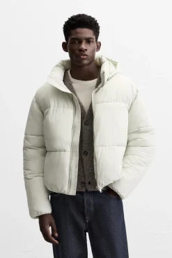 Fashion CAZADORA ACOLCHADA CAPUCHA DESMONTABLE Hombre Plumíferos