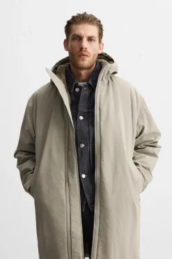 Outlet CAZADORA ACOLCHADA COMBINADA Hombre Cazadoras|Abrigos / Gabardinas