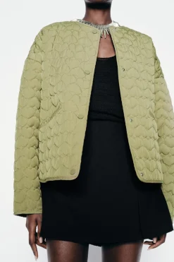 Clearance CAZADORA ACOLCHADA CORAZONES Mujer Chaquetas / Cazadoras