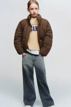 Niños ZARA 6 - 14 Años·Abrigos<CAZADORA ACOLCHADA CUADRO VICHY