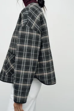 Clearance CAZADORA ACOLCHADA CUADROS Mujer Chaquetas / Cazadoras