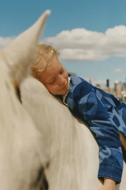 Niños ZARA 6 - 14 Años·Abrigos|6 - 14 Años·Total Look<CAZADORA ACOLCHADA DENIM - SEA NY