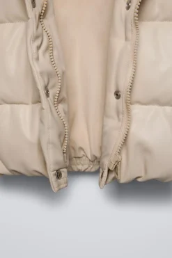 Niños ZARA 6 - 14 Años·Abrigos<CAZADORA ACOLCHADA EFECTO PIEL